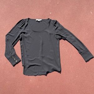Loft blouse black